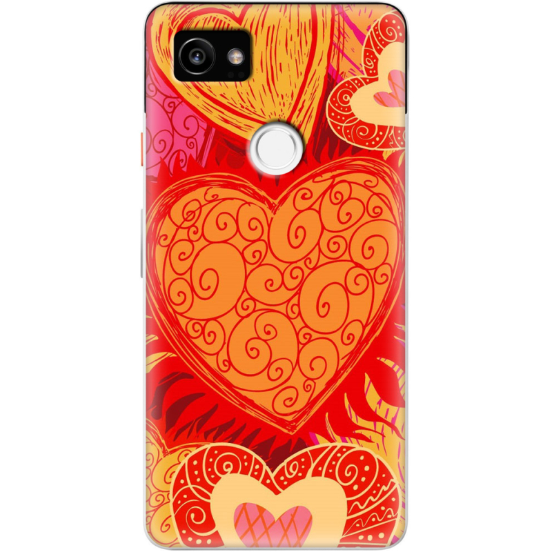 Чехол Uprint Google Pixel 2 XL Warm Hearts