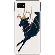 Чехол Uprint Google Pixel 2 XL Black Deer