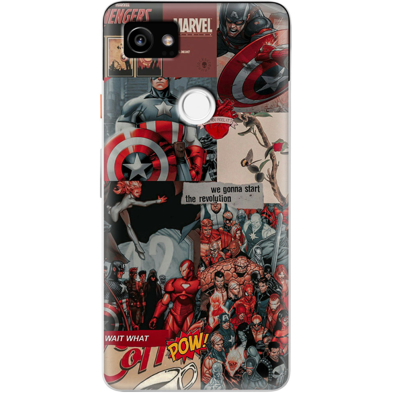 Чехол Uprint Google Pixel 2 XL Marvel Avengers