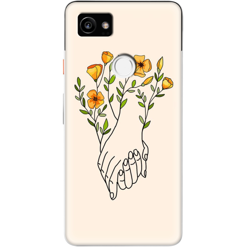 Чехол Uprint Google Pixel 2 XL Flower Hands