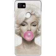 Чехол Uprint Google Pixel 2 XL Marilyn Monroe Bubble Gum