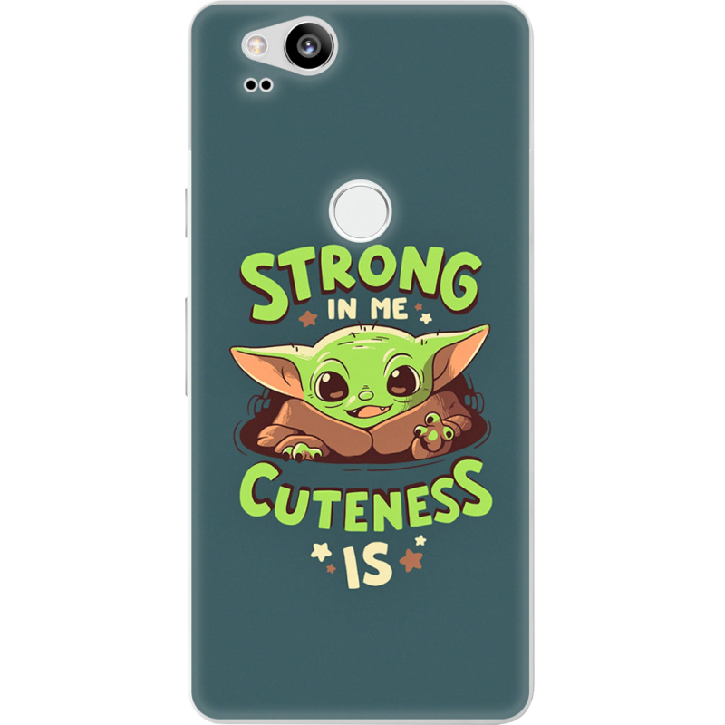Чехол Uprint Google Pixel 2 Strong in me Cuteness is