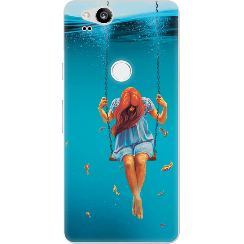Чехол Uprint Google Pixel 2 Girl In The Sea
