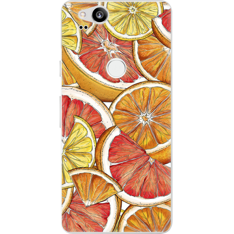 Чехол Uprint Google Pixel 2 Citrus Pattern