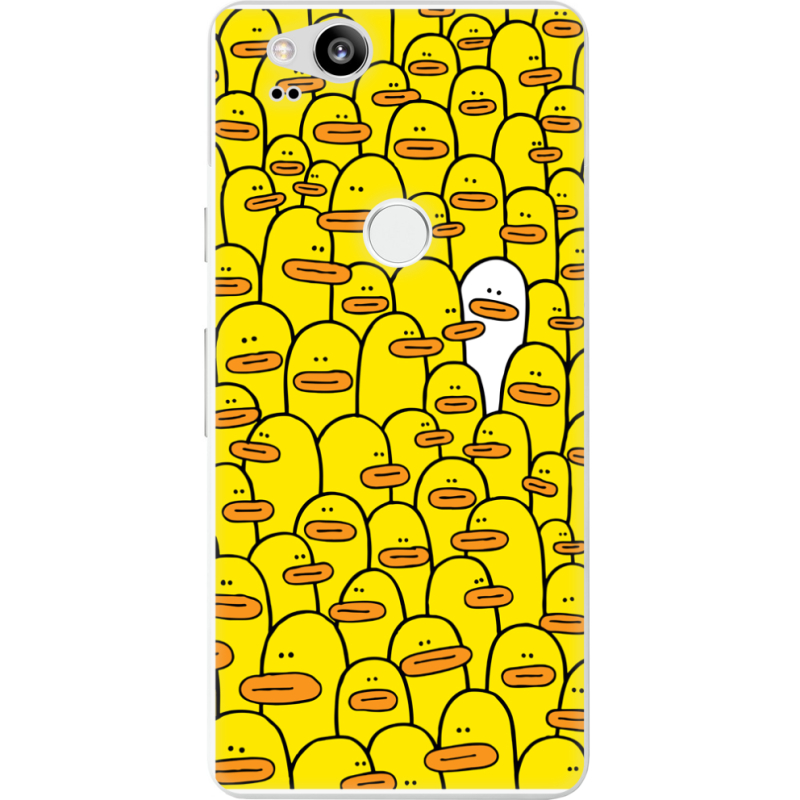 Чехол Uprint Google Pixel 2 Yellow Ducklings
