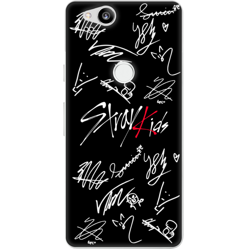 Чехол Uprint Google Pixel 2 Stray Kids автограф