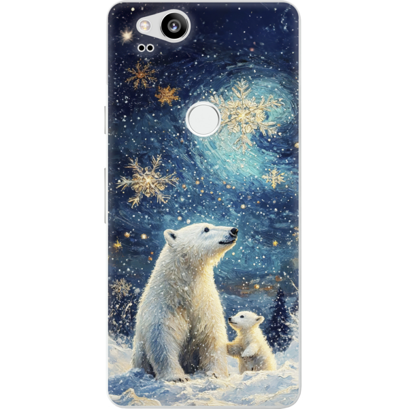 Чехол Uprint Google Pixel 2 Північні ведмеді