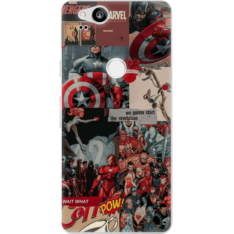 Чехол Uprint Google Pixel 2 Marvel Avengers