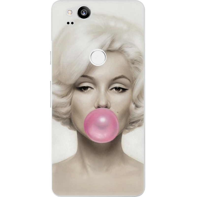 Чехол Uprint Google Pixel 2 Marilyn Monroe Bubble Gum