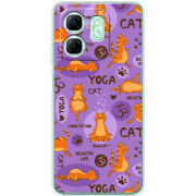 Чохол BoxFace Infinix Hot 50i Yoga Cat