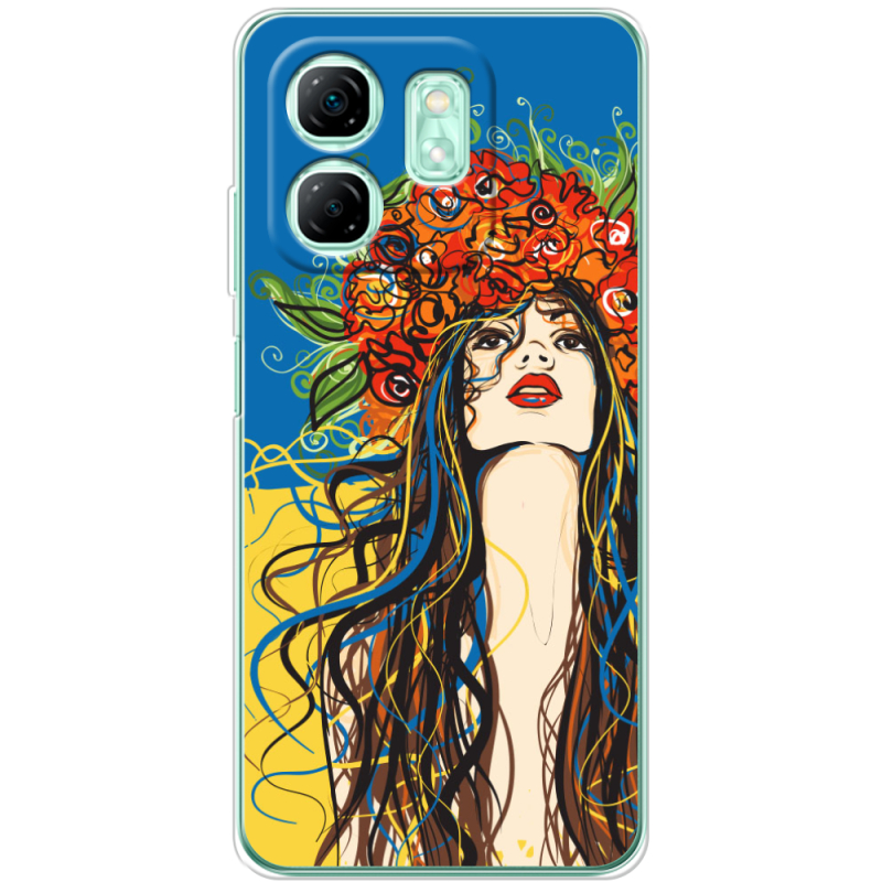 Чохол BoxFace Infinix Hot 50i Ukraine Girl