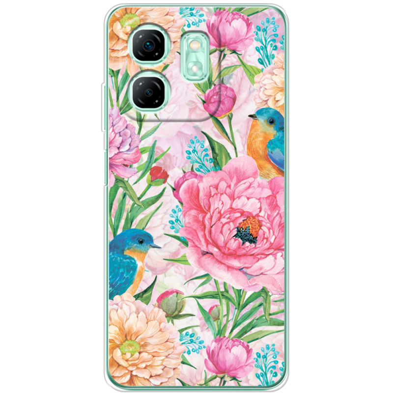 Чохол BoxFace Infinix Hot 50i Birds in Flowers