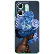 Чохол BoxFace Infinix Hot 50i Exquisite Blue Flowers