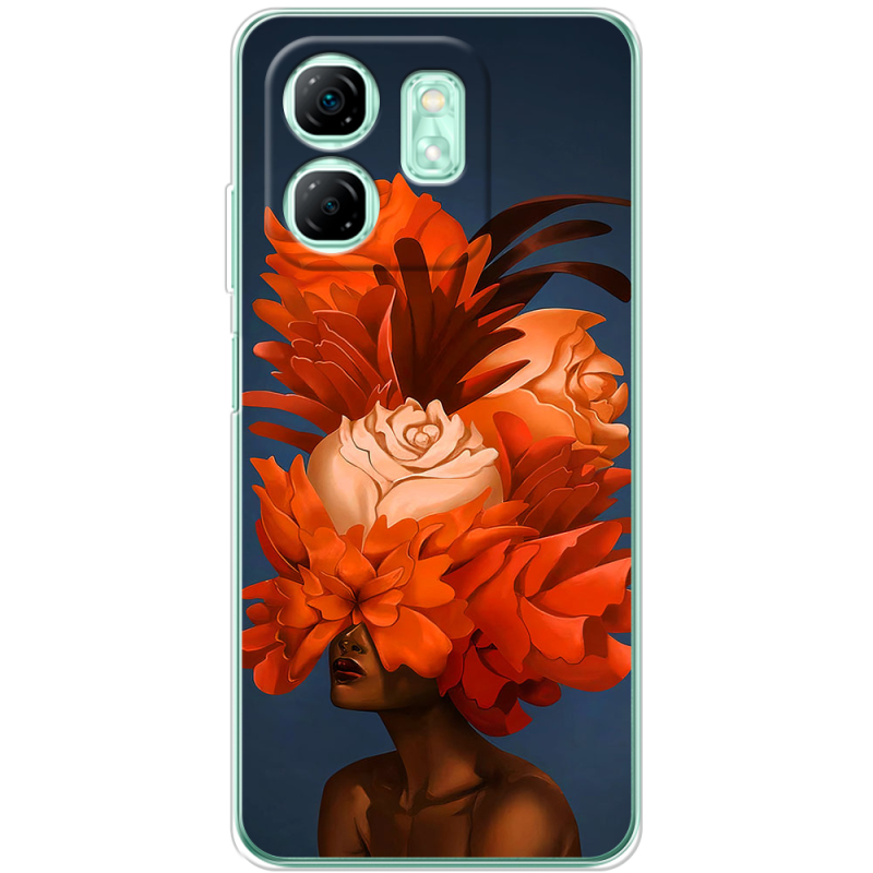 Чохол BoxFace Infinix Hot 50i Exquisite Orange Flowers