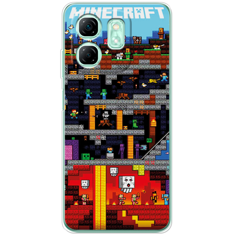 Чохол BoxFace Infinix Hot 50i Minecraft Lode Runner