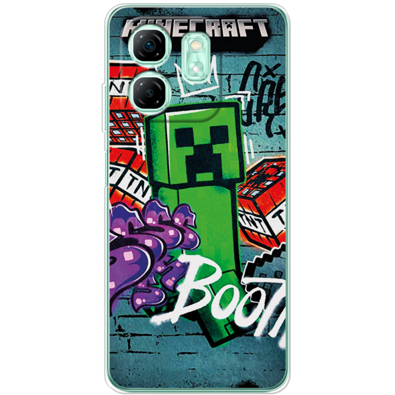 Чохол BoxFace Infinix Hot 50i Minecraft Graffiti