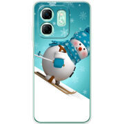 Чохол BoxFace Infinix Hot 50i Skier Snowman