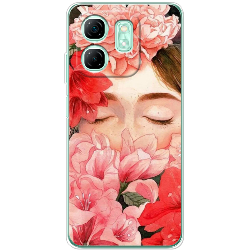 Чохол BoxFace Infinix Hot 50i Girl in Flowers