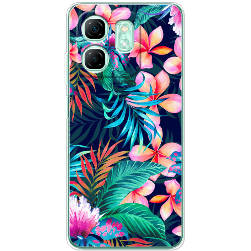 Чохол BoxFace Infinix Hot 50i flowers in the tropics