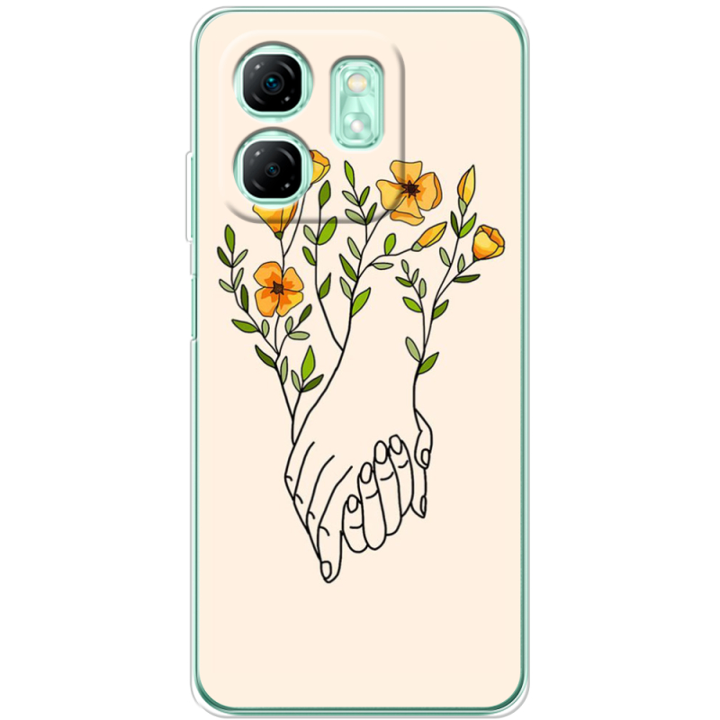 Чохол BoxFace Infinix Hot 50i Flower Hands