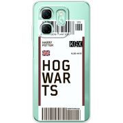 Прозорий чохол BoxFace Infinix Hot 50i Ticket Hogwarts