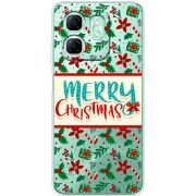 Прозорий чохол BoxFace Infinix Hot 50i Vintage Christmas Pattern