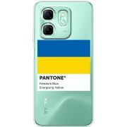 Прозорий чохол BoxFace Infinix Hot 50i Pantone вільний синій