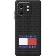 Чорний чохол BoxFace Infinix Hot 50i Tommy Print