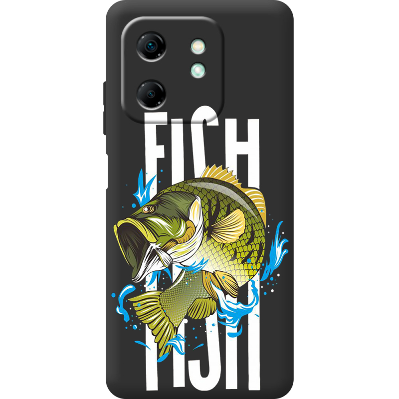 Чорний чохол BoxFace Infinix Hot 50i Fish