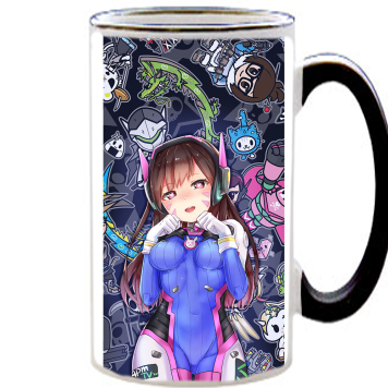 Чашка тест Overwatch D.VA