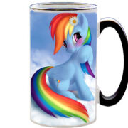 Чашка тест My Little Pony Rainbow Dash