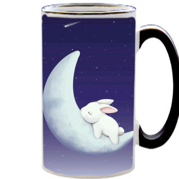 Чашка тест Moon Bunny