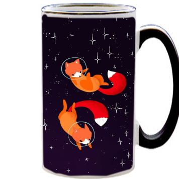 Чашка тест Fox-Astronauts