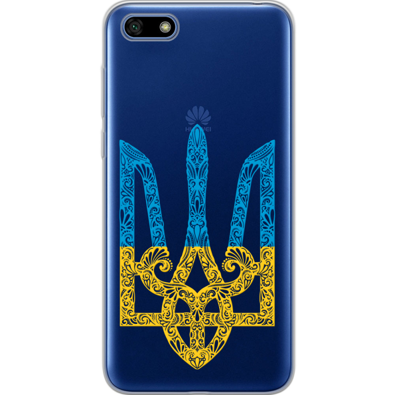 Прозрачный чехол Uprint Huawei Y5 2018 / Honor 7A Gold Trident