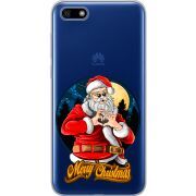 Прозрачный чехол Uprint Huawei Y5 2018 / Honor 7A Cool Santa