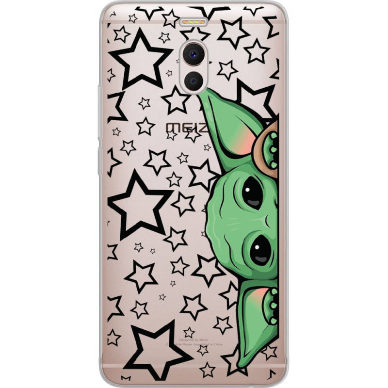 Прозрачный чехол Uprint Meizu M6 Note Baby Yoda