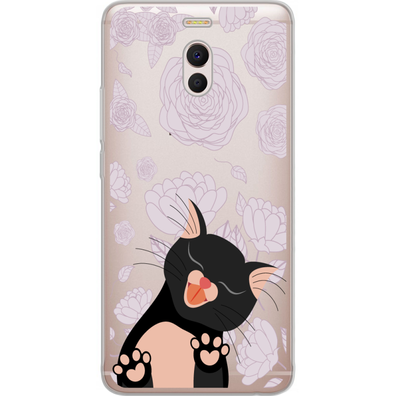 Прозрачный чехол Uprint Meizu M6 Note Meow