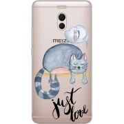 Прозрачный чехол Uprint Meizu M6 Note Just Love