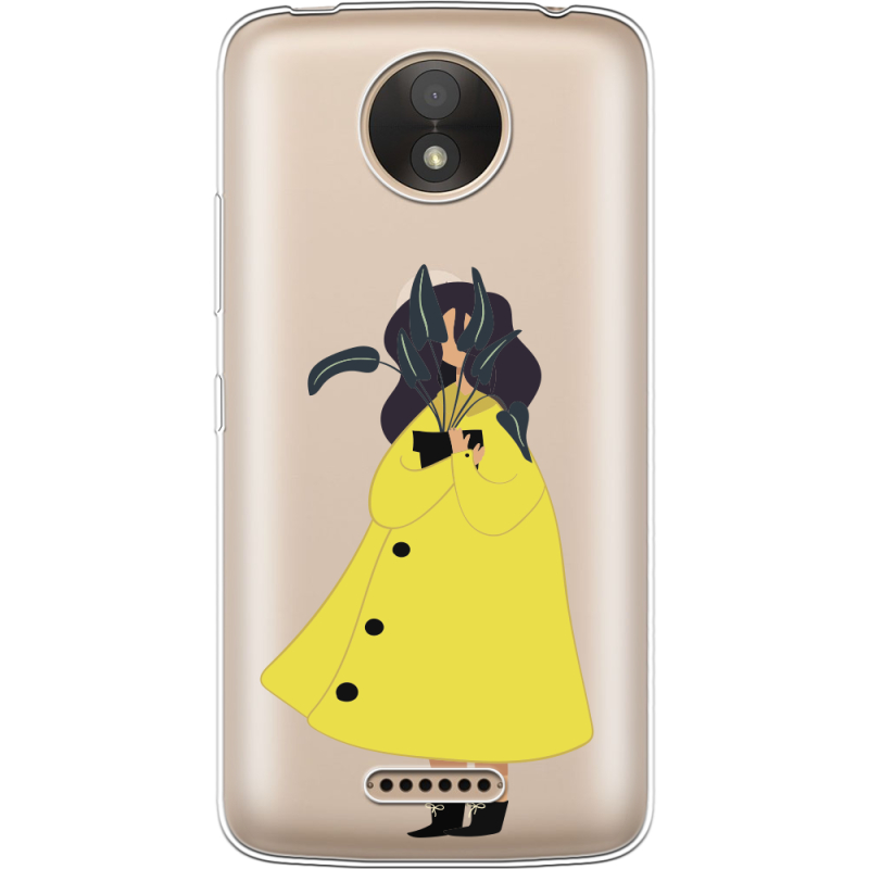 Прозрачный чехол Uprint Motorola Moto C XT1750 Just a Girl