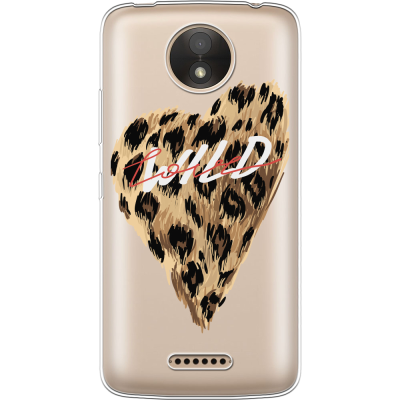 Прозрачный чехол Uprint Motorola Moto C XT1750 Wild Love