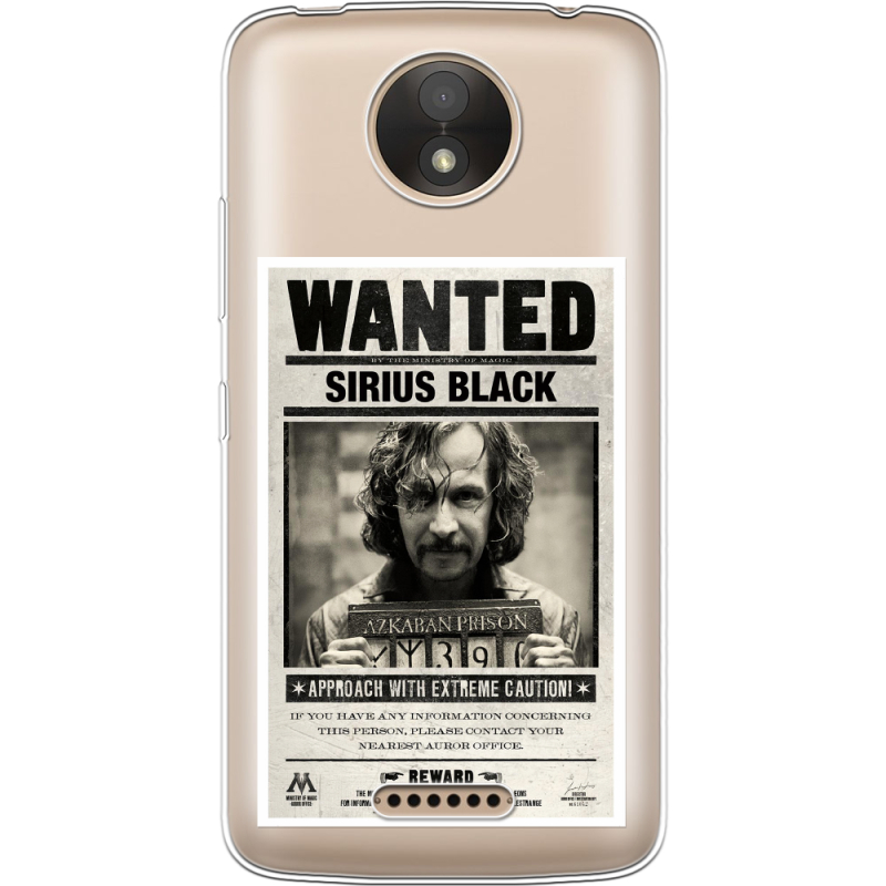 Прозрачный чехол Uprint Motorola Moto C XT1750 Sirius Black