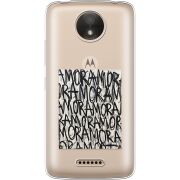 Прозрачный чехол Uprint Motorola Moto C XT1750 Amor Amor