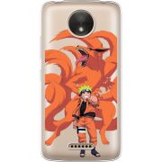 Прозрачный чехол Uprint Motorola Moto C XT1750 Naruto and Kurama