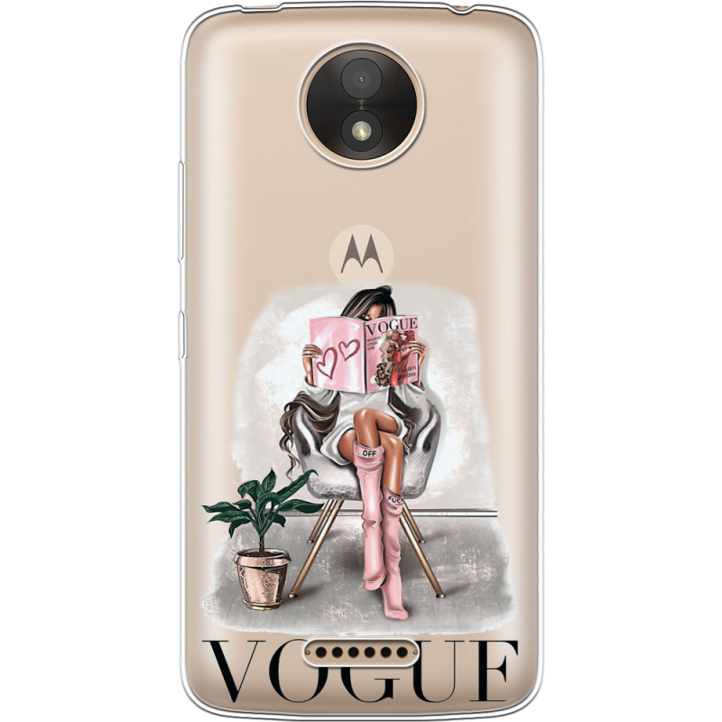 Прозрачный чехол Uprint Motorola Moto C XT1750 VOGUE