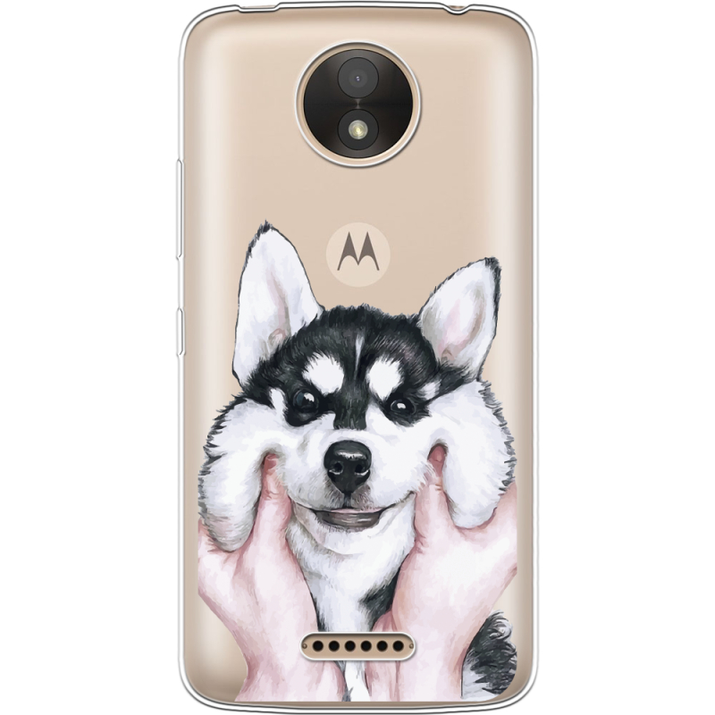 Прозрачный чехол Uprint Motorola Moto C XT1750 Husky