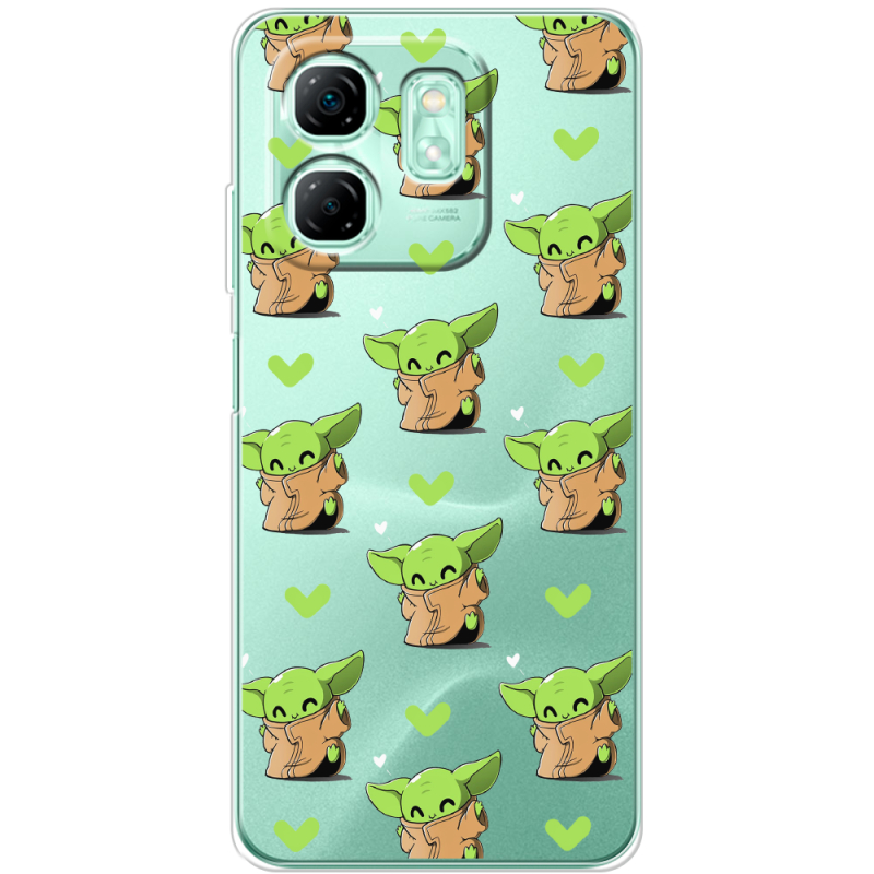 Прозорий чохол BoxFace Infinix Smart 9 Pattern Baby Yoda