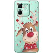 Прозорий чохол BoxFace Infinix Smart 9 Winter Deer