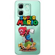 Прозорий чохол BoxFace Infinix Smart 9 Super Mario