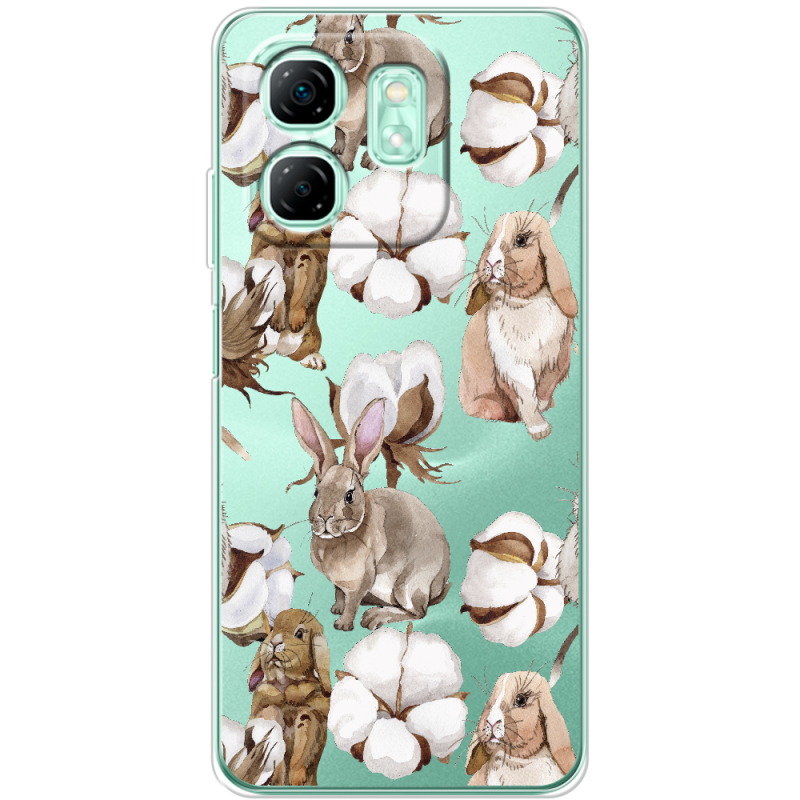 Прозорий чохол BoxFace Infinix Smart 9 Cotton and Rabbits