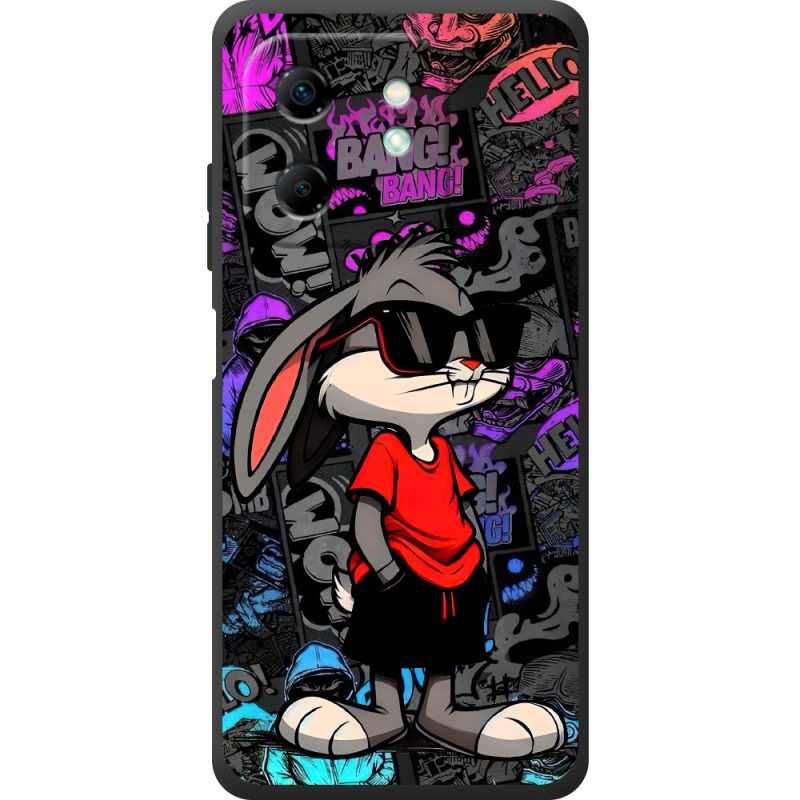 Чорний чохол BoxFace Infinix Smart 9 Малий вухань